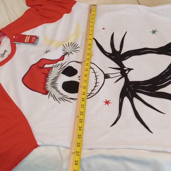 NWT The Nightmare Before Christmas Men's Long Sleeve PJ'S top. Size XL.Atleisure - Picture 6 of 9